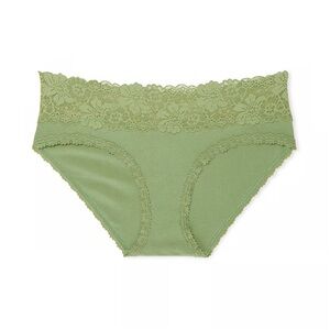 PINK Lace Trim Hiphugger Panty